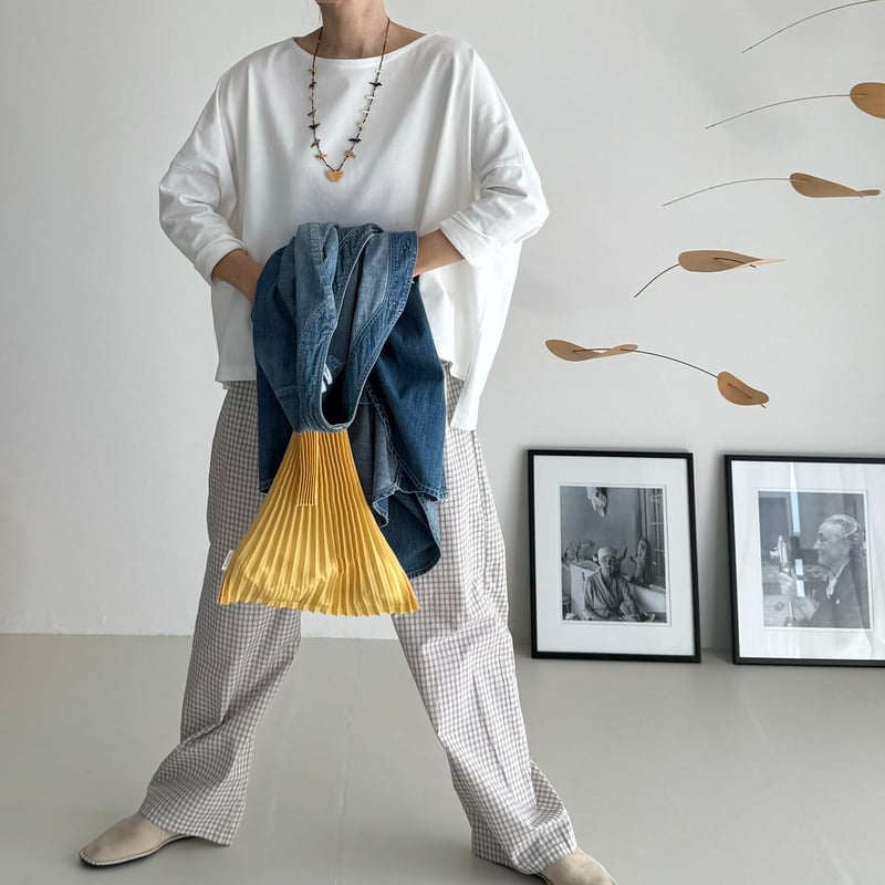 HIGHSOFTY COTTON JERSY WIDE PULLOVER/WHITE | ARGUE