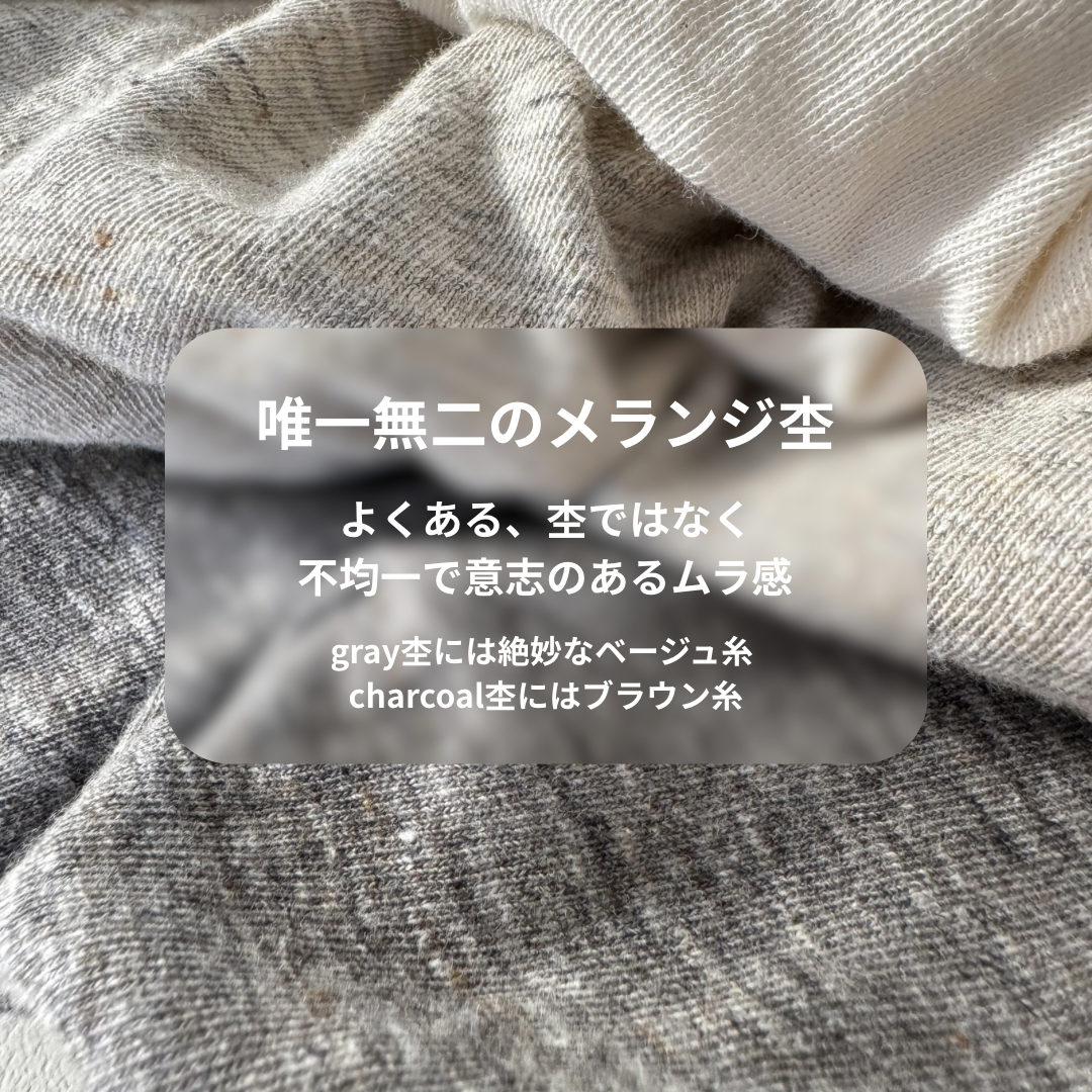RAW MELANGE COTTON JERSEY Layered Long T-shir