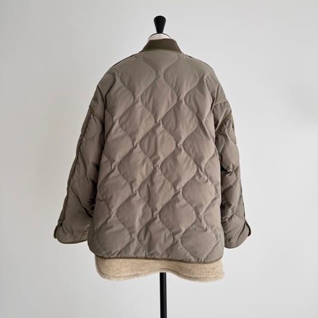 LEYERED QUILTING＆WOOLBOA JUMPER 商品詳細
