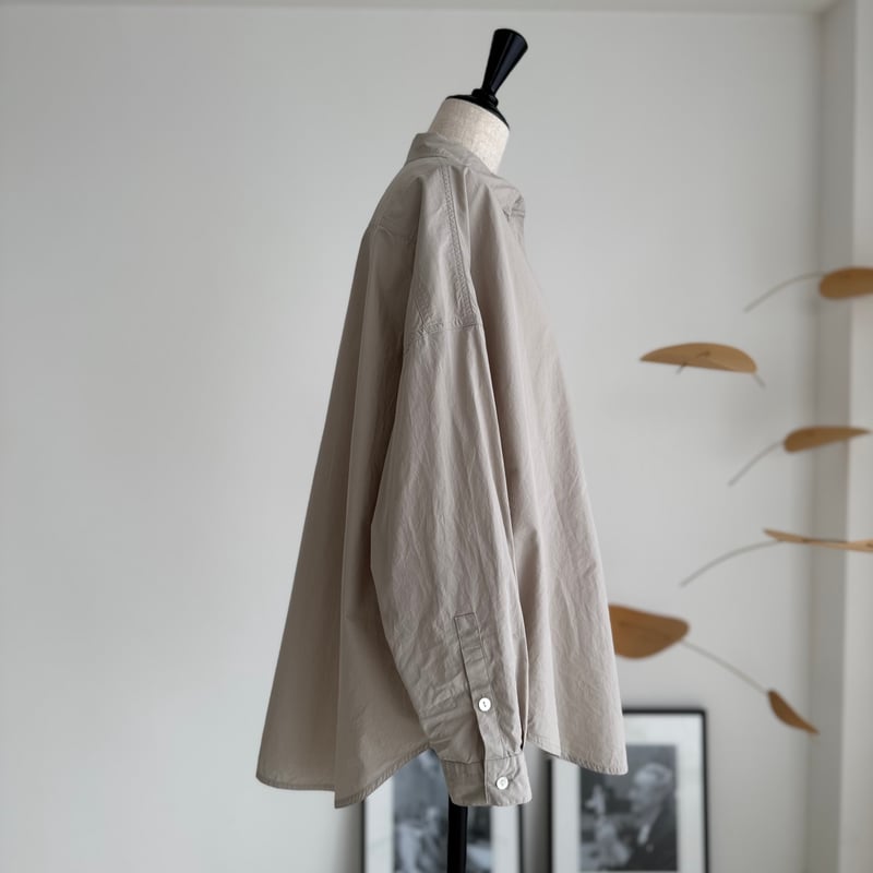 ORGANIC COTTON ROUGH MELLOW SHIRTS/GRAGE | ARGUE