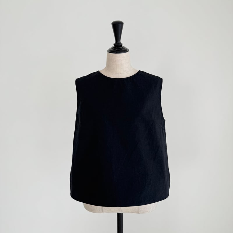 BUFFY VINTAGE SLEEVELESS BLOUSE/BLACK | ARGUE