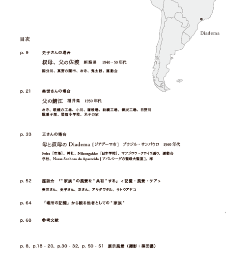 日常記憶地図　"家族"の風景を"共有"する