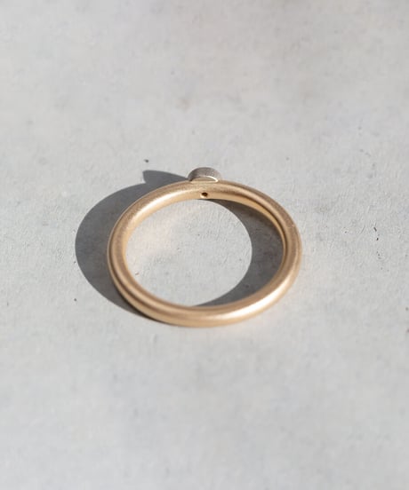 Sapphire SOLITAIRE  RING -K18-
