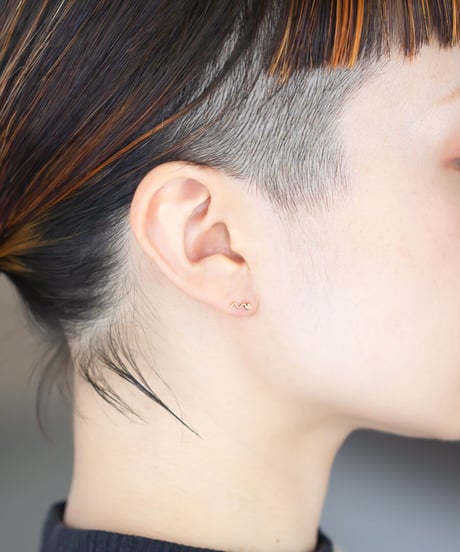 TONE Dia wave pierce -K18-