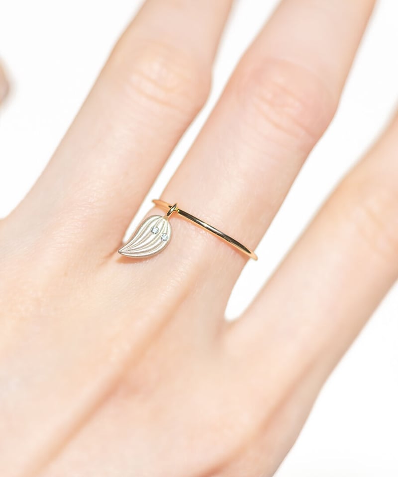 おまとめリング 限定10個/再販】MINAMO - Opal -「Cosmo」ダイヤモンド 取り巻き