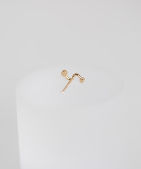 HALF TONE Dia wave pierce -K18-