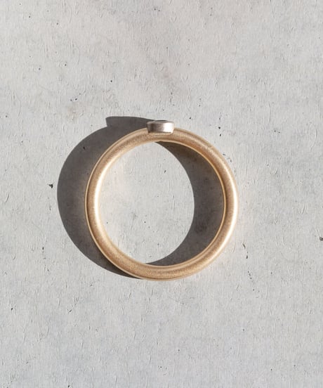 Sapphire SOLITAIRE  RING -K18-