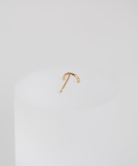 HALF TONE circle pierce -K18-
