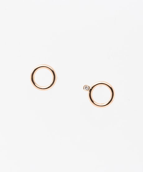 TONE circle pierce -K18-