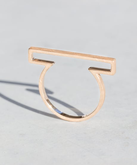 OUTLINE rectangle ring -K14-