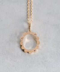 FLOWER FLAME Diamond Pendant top