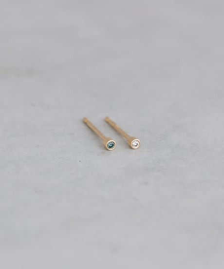 DOT Diamond  pierce 10 -K18-【clear/blue/yellow/black】