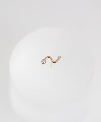 HALF TONE Dia wave pierce -K18-