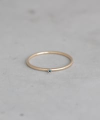 【BLUE】DOT Diamond solitaire ring