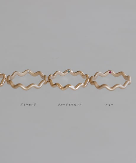 【追加オプション】“UNE ring” inside stone 追加