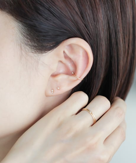 DOT Diamond combination pierce -K18-