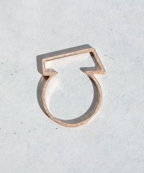 OUTLINE trapezoid ring -K14-
