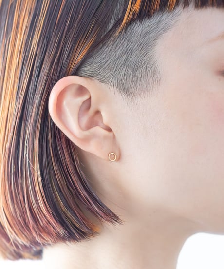 TONE circle pierce -K18-