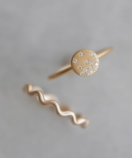 UNE ring -K10YG-