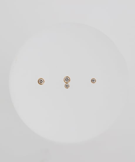 DOT Diamond combination pierce -K18-