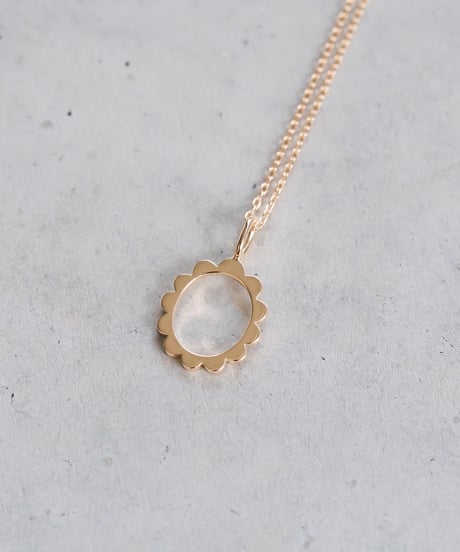 FLOWER FLAME Diamond Pendant top