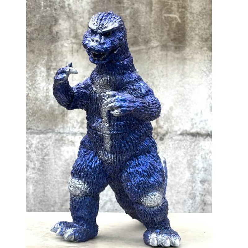 ゴジラ　ファンタジートイズ　レトロブルー　ソフビ Fantazzzy TOYSにて新たに「ゴジラ ソフビ レトロブルー」出現