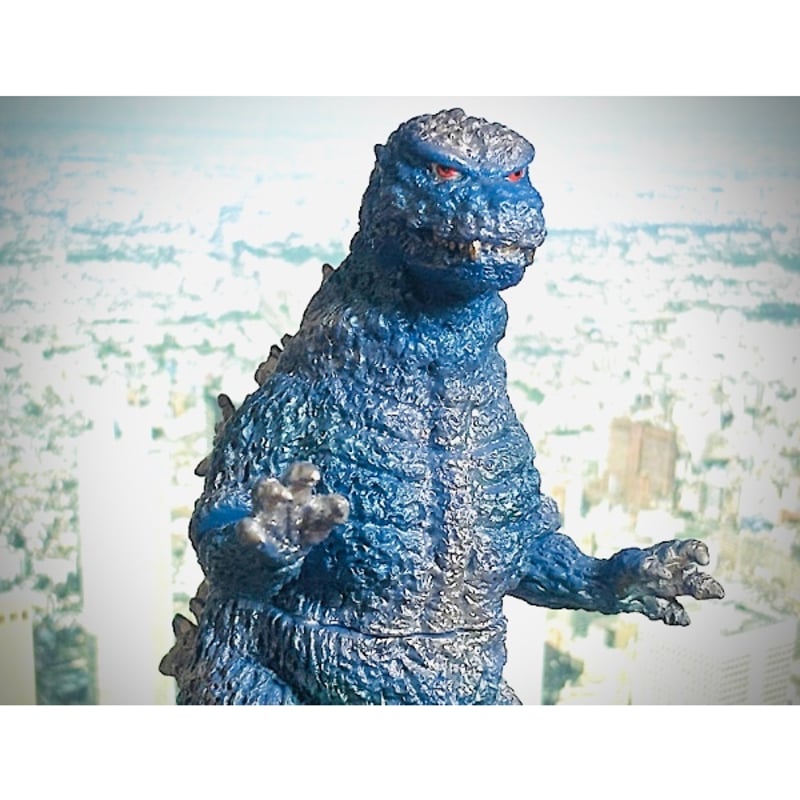 安楽安作 ゴジラ1984 サイボット版 1期 ソフビ フィギュア ゴジラブルー 安楽安作 ゴジラ1984 サイボット版 1期 ソフビ フィギュア