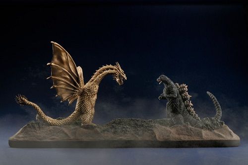 ゴジラVSキングギドラ 北海道原野の戦い ジオラマセット