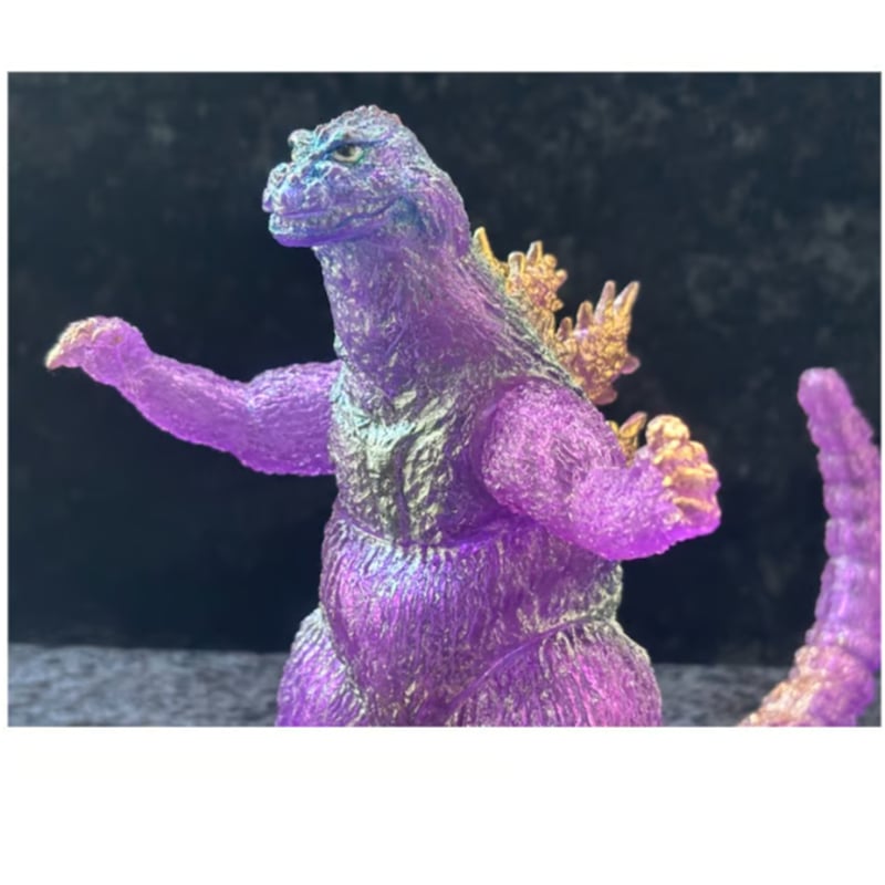 マーミット　キンゴジ　クリア成型(パープル) ゴジラ（1962）ソフビキット クリアーパープル | DREAMPLANETJAPAN INC.