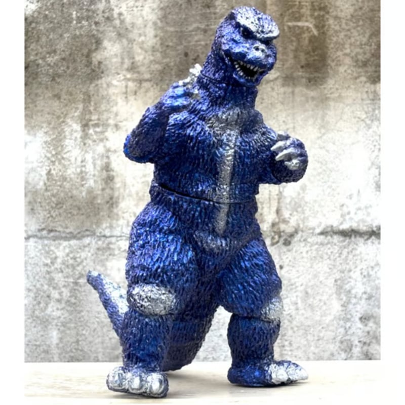 数量限定】ゴジラ（1974）ソフビキット メタリックダークブルー