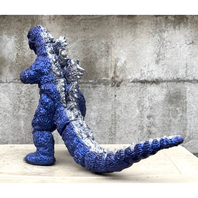 数量限定】ゴジラ（1974）ソフビキット メタリックダークブルー
