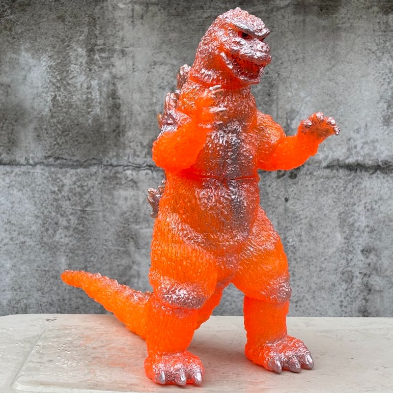 ゴジラ　ニセゴジラ　ソフビ 数量限定】ニセゴジラ ソフビキット クリアーオレンジ