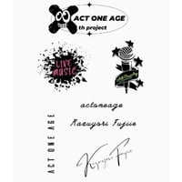 9周年anniversary タトゥーシール