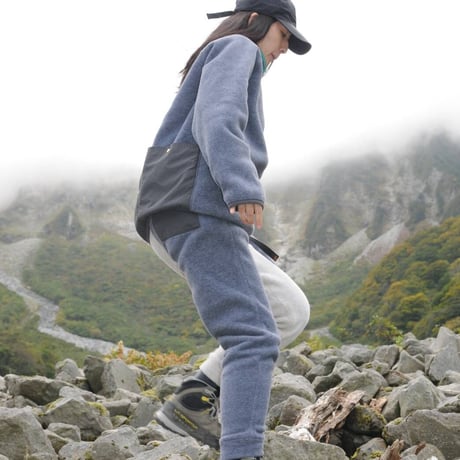 CLASSIC 200 FLEECE SNAP TOPS 　NORAs×ROKX　　M・GREY