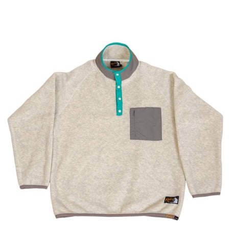 CLASSIC 200 FLEECE SNAP TOPS  　NORAs×ROKX　　OATMEAL