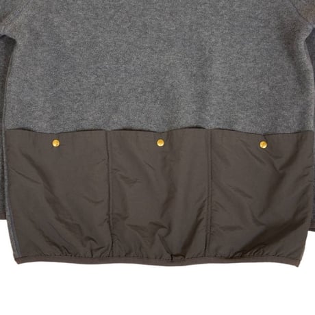 CLASSIC 200 FLEECE SNAP TOPS 　NORAs×ROKX　　M・GREY