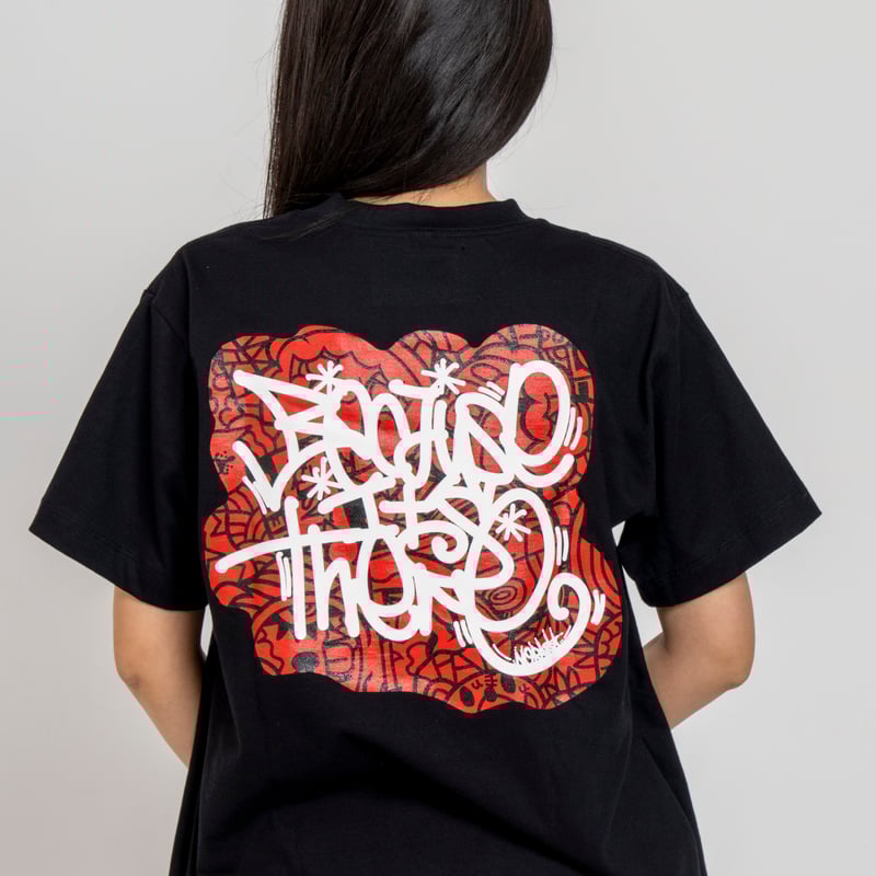 NODRESS X RoomSERVICE888 Tシャツ　カットソー NφDRESS X Room SERVICE888 / Blue RS heart vine