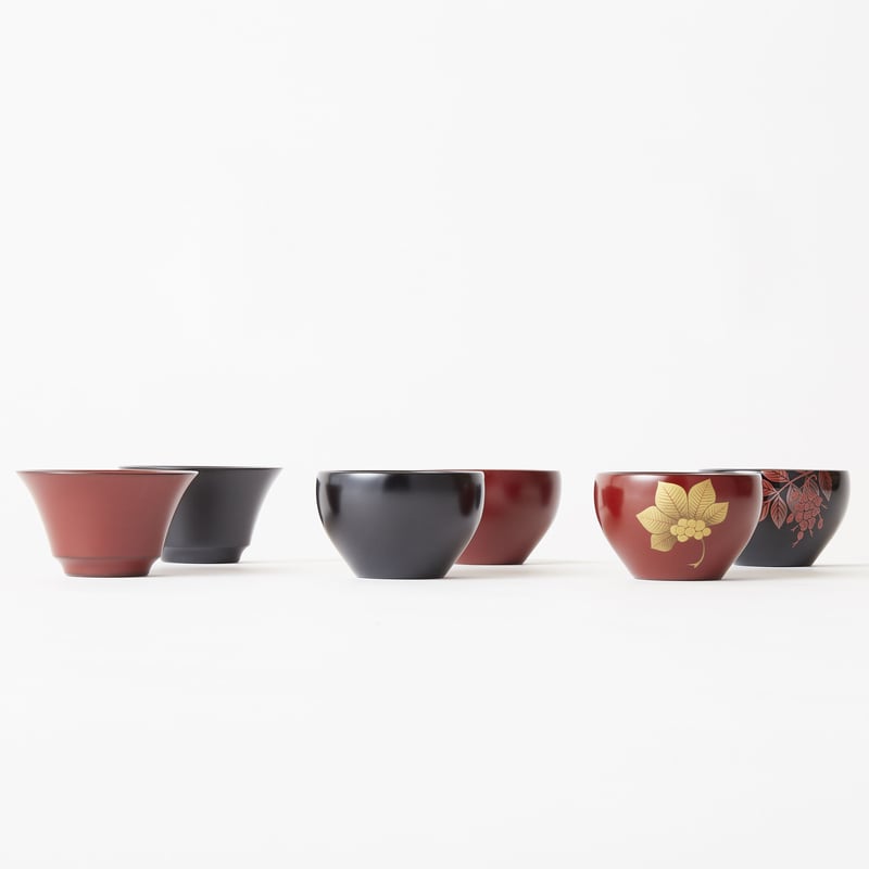 めぐるのしずく・日・朱磨き -ウルシの葉- | 漆器「めぐる／めぶく