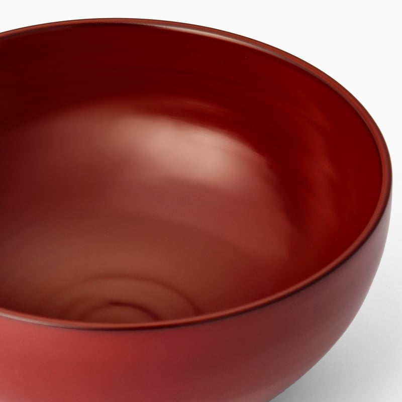 めぐるどんぶり・赤 | 漆器「めぐる／めぶく」公式オンラインストア
