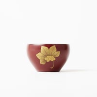 めぐるのしずく・日・消金蒔絵 -トチの葉-