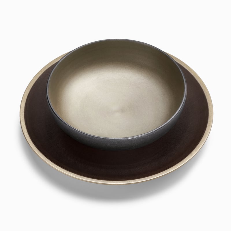 めぐる5寸深皿・錫 | 漆器「めぐる／めぶく」公式オンラインストア