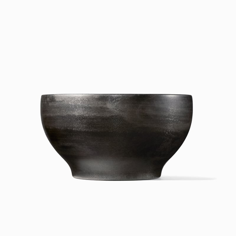 めぐる・日月の拭き漆 黒 大 現在受注期間外【とつきとおか受注】めぐる・日月(四分一塗り