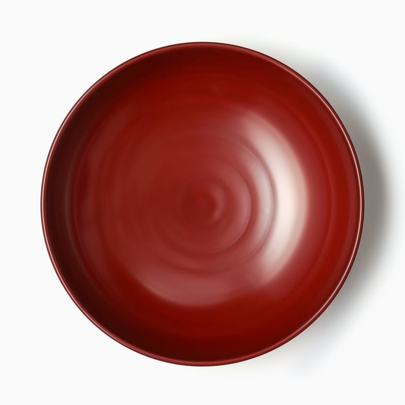 めぐる5寸深皿・赤 | 漆器「めぐる／めぶく」公式オンラインストア
