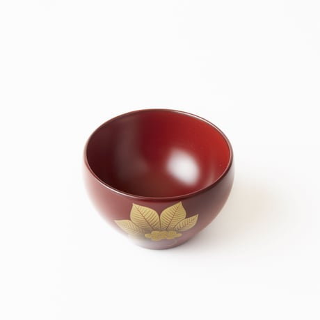 めぐるのしずく・日・消金蒔絵 -トチの葉-