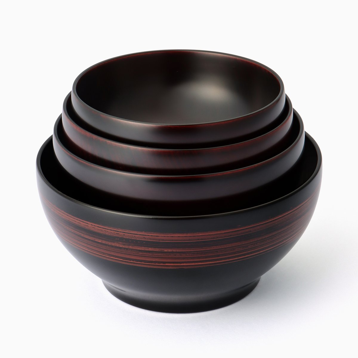 めぐるどんぶり・溜 | 漆器「めぐる／めぶく」公式オンラインストア