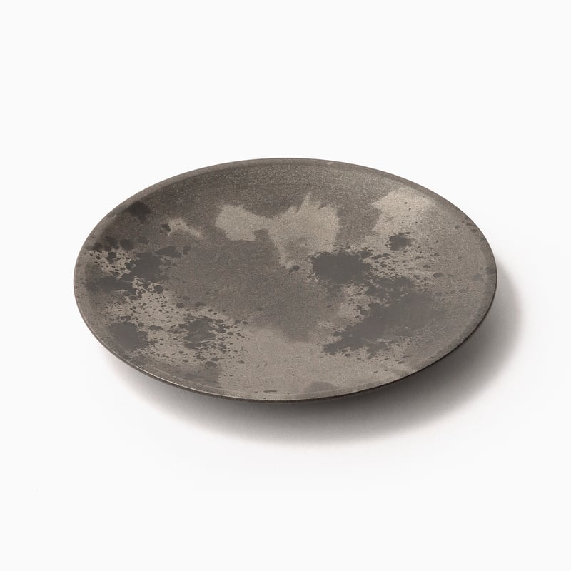 シルバーカラーお皿17枚 箔 まめざら ジオメトリー シルバー 11cm 単品 – toumei