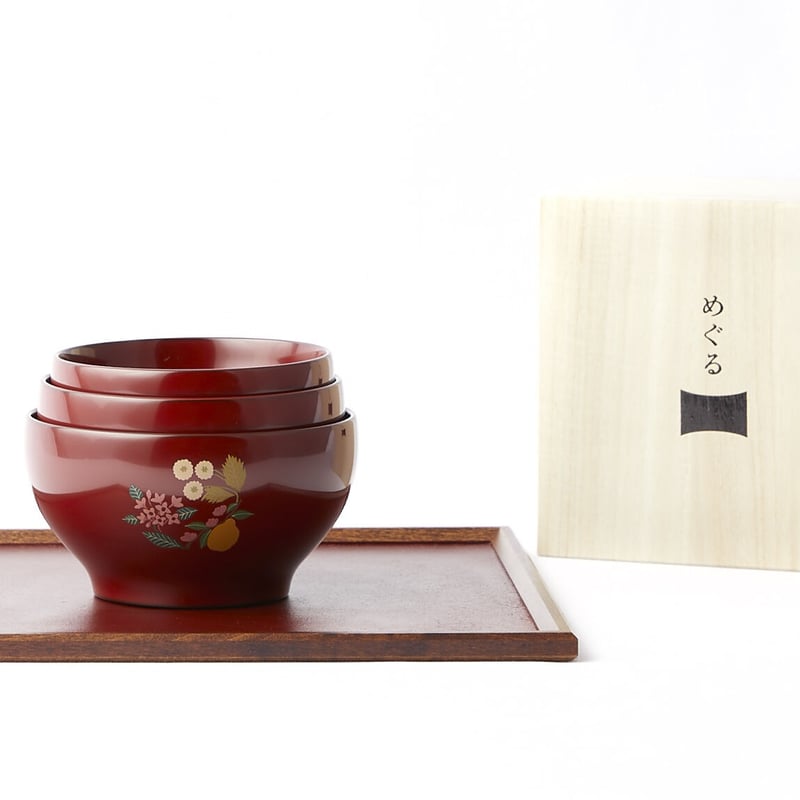 オプション】めぐる用・誕生花蒔絵（水平・日月の器と一緒にご注文