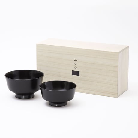 【オプション】水平・日月用の桐箱：三つ組用／単品用／夫婦用（水平・日月の器と一緒にご注文ください）