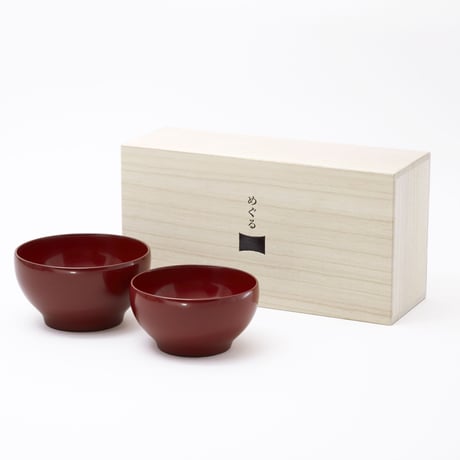 【オプション】桐箱（水平・日月用）：三つ組用／単品用／夫婦用（水平・日月の器と一緒にご注文ください）