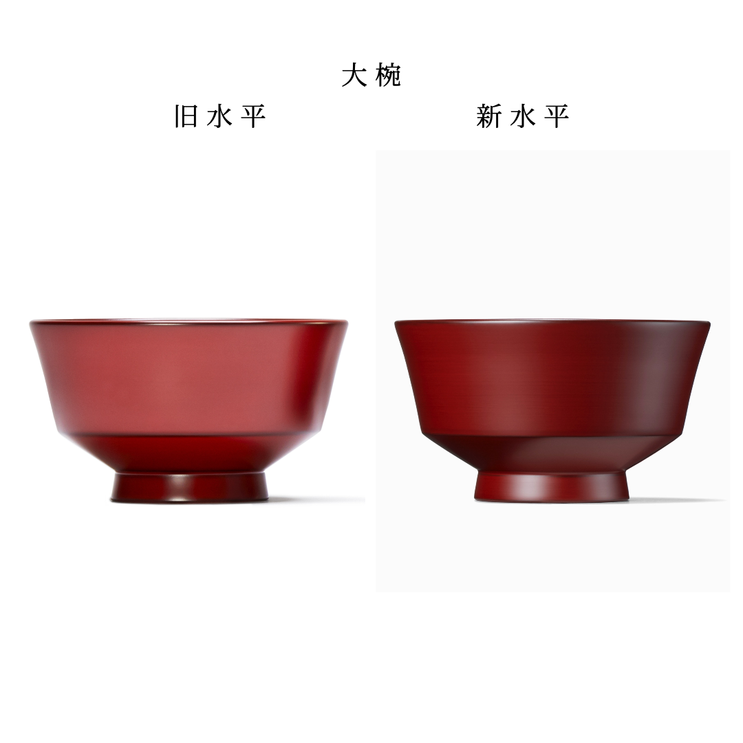 第11季共同受注】めぐる・水平 (花塗り:赤)<単品・大 第11季共同受注】めぐる・水平 (花塗り:赤)<単品・大